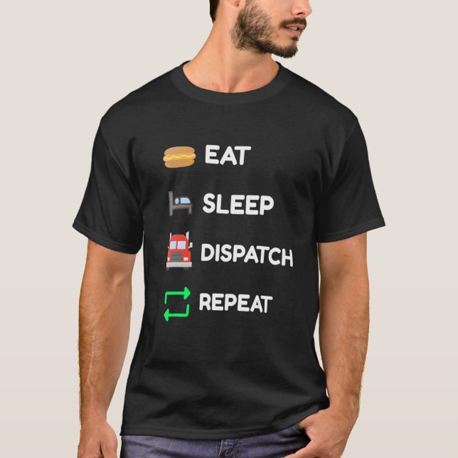LASTBIL DISPATCHER T SHIRT (Framsida)