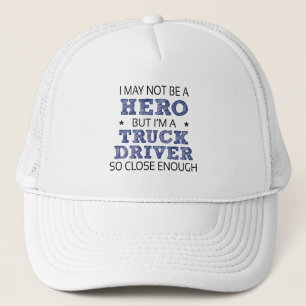 Lastbil Driver Hero Humor Novelty Keps