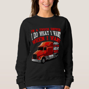 Lastbil Driver Make fråga min fru Trucker T Shirt