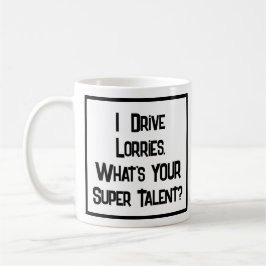 Lastbil Driver Toppen Talent. Kaffe Mugg