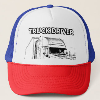 Lastbil-drivrutin för tung Retro 80:s Vintage 70:s Keps