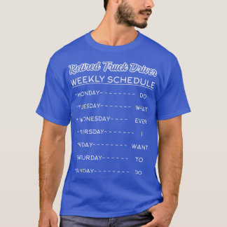Lastbil-drivrutin, Pension2461, trött T Shirt