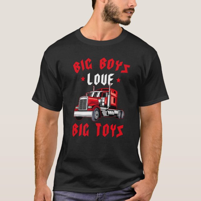 Lastbil-drivrutin Trucker 3 T Shirt (Framsida)