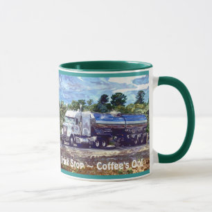 Lastbil-drivrutiner Kaffe på Roligten Drinkware Mu Mugg
