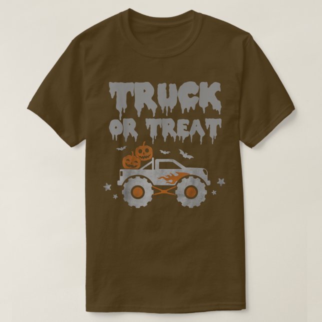 Lastbil eller Behandla nuny Pumpkins Fladdermöss S T Shirt (Design framsida)