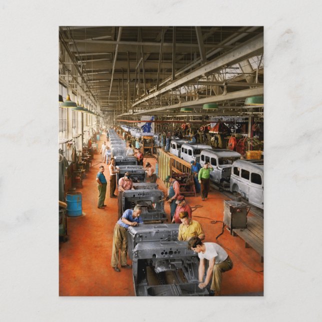 Lastbil - fabrik - viss sammansättning krävdes 194 vykort (Framsida)