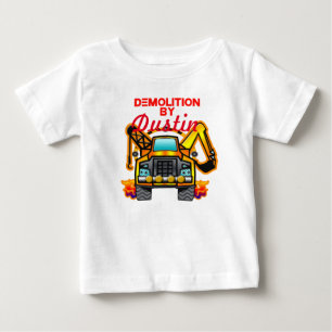 Lastbil för rivning för tee shirt