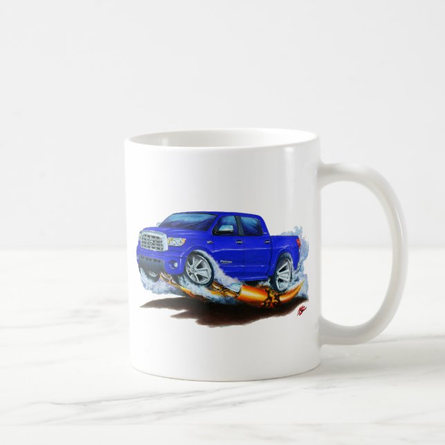 Lastbil för Toyota TundraCrewmax blått Kaffemugg (Höger)