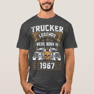 Lastbil förare Legend Birthday Trucker, född 1967 T Shirt