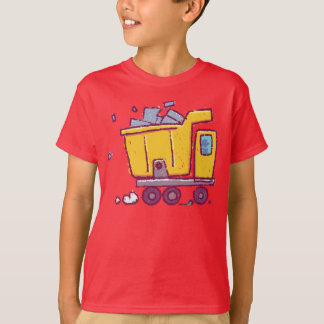 Lastbil Fordon Teckning - Inspierat av Kids T Shirt