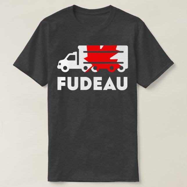 Lastbil Fudeau Kanada T Shirt (Design framsida)