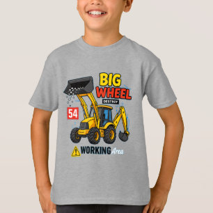 Lastbil-grafik för storekonstruktion t shirt