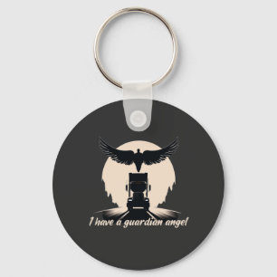 Lastbil Guardian Angel Protection Faith Road Journ Nyckelring