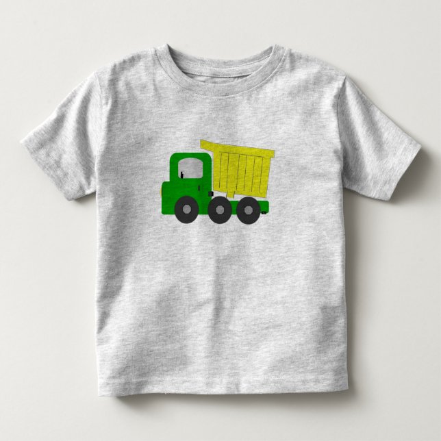 Lastbil (gult) tee (Framsida)