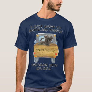 Lastbil Hund Affenpinscher T Shirt