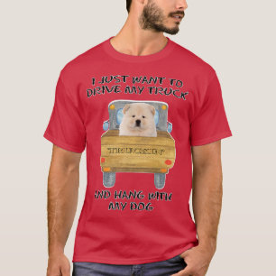 Lastbil Hund Chow Chow Chow T Shirt