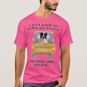 Lastbil Hund Collie T Shirt