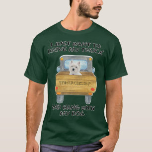 Lastbil Hund Highland White Terrier T Shirt