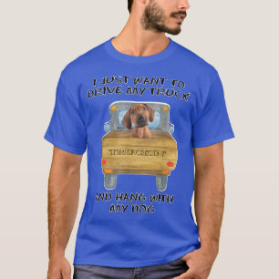Lastbil-Hund Rhodesian Ridgeback T Shirt