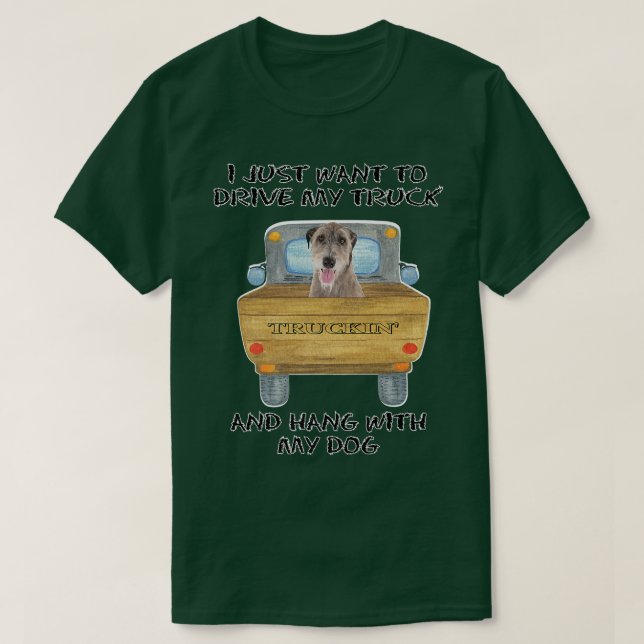 Lastbil Hund Underbar Pyrenee 2 T Shirt (Design framsida)