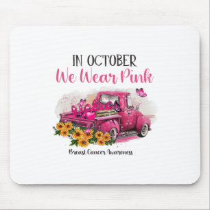 Lastbil i oktober Bära vi Rosa bröstcancer Awaren Musmatta