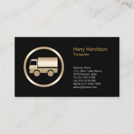 Lastbil Icon Transport Affärskort Visitkort
