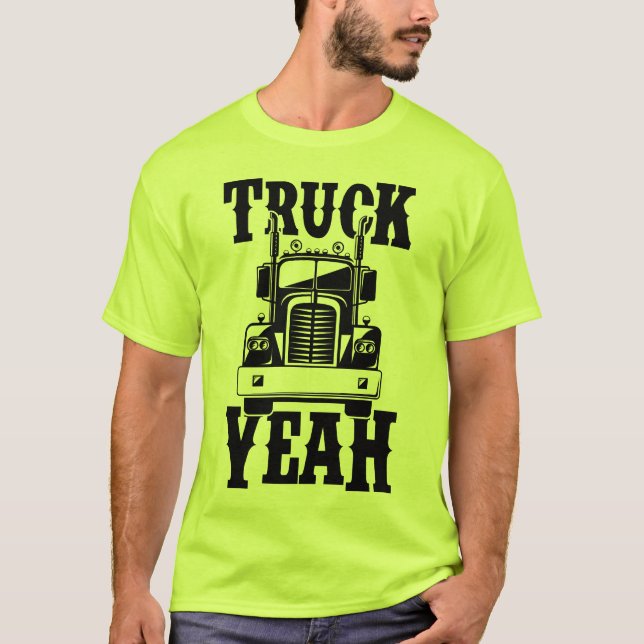 Lastbil Ja Manar T-Shirt (Framsida)