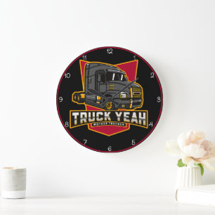 Lastbil ja! Mor Trucker Energy Stor Klocka