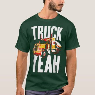 Lastbil Ja Truckers Lastbil-körkort för fri rörlig T Shirt