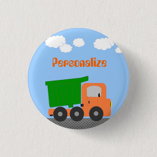 Lastbil-knapp Badge Knapp (Framsida)