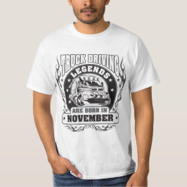 Lastbil-körkortslägenheter föds upp i november tee shirt