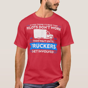 Lastbil Land Trucker Diesel Freight Lastbil Driv T Shirt