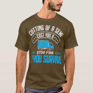 Lastbil Land Trucker Diesel Freight Lastbil Driv T Shirt