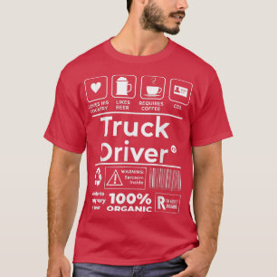 Lastbil Land Trucker Diesel Freight Lastbil Driv T Shirt