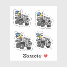 LASTBIL LASTHUGS - TINY STICKERS KLISTERMÄRKEN