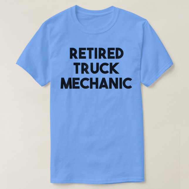Lastbil Mechanic Pension - mekanismen för pensione T Shirt (Design framsida)