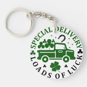 Lastbil med klöver St. Patricks Day