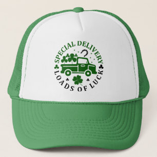 Lastbil med klöver St. Patricks Day Keps