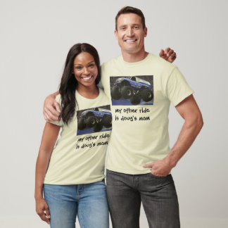 lastbil, min andra rideis doug's mamma tee