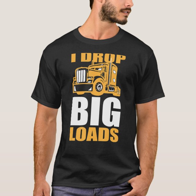 Lastbil- och Big Rig-drivrutiner som jag släpper s T Shirt (Framsida)