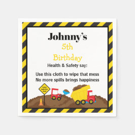 Lastbil och Digger Pappersservett