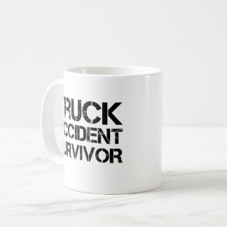Lastbil olycksdrabbade Survivor Kaffemugg