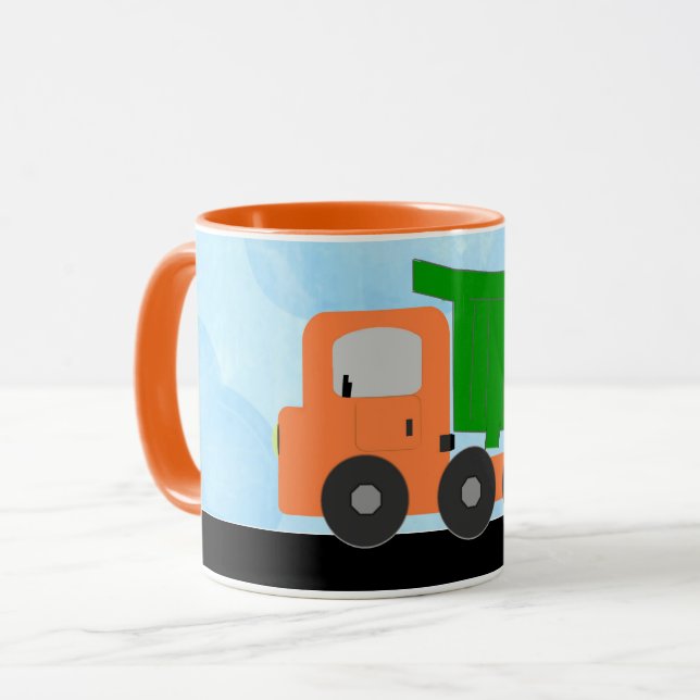 Lastbil (orangen) Mugg (Framsida vänster)