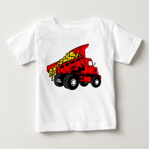 Lastbil red Ungpojkar Tee Shirt