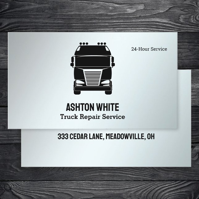 Lastbil Reparation Visitkort (Truck Repair Business Cards)