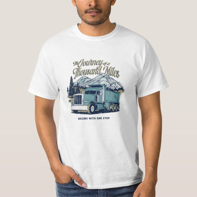Lastbil resa t shirt (Framsida)
