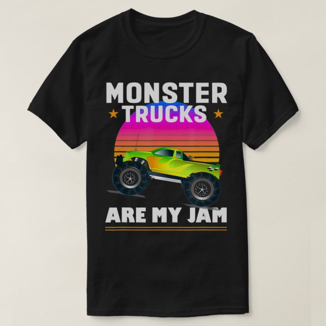 Lastbil Retro Stil Monster Lastbilar är min Sylt T Shirt (Design framsida)