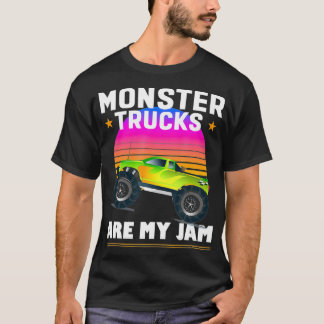 Lastbil Retro Stil Monster Lastbilar är min Sylt T Shirt