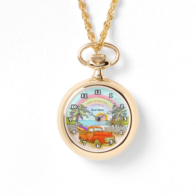 Lastbil Surfer fyr klocka (Framsida)