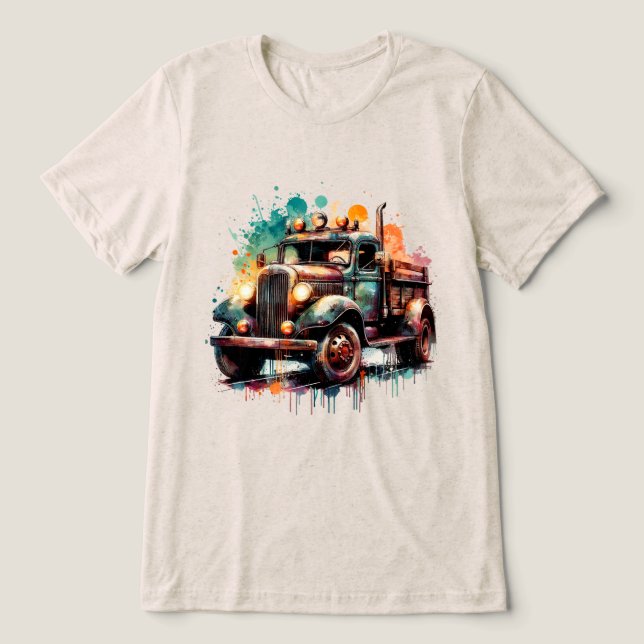 Lastbil T Shirt (Design Framsida)